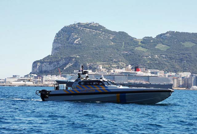 HMC Sentinel Damen Gibraltar patroil boat