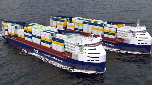 NCL-Topeka methanol fuelled vessels