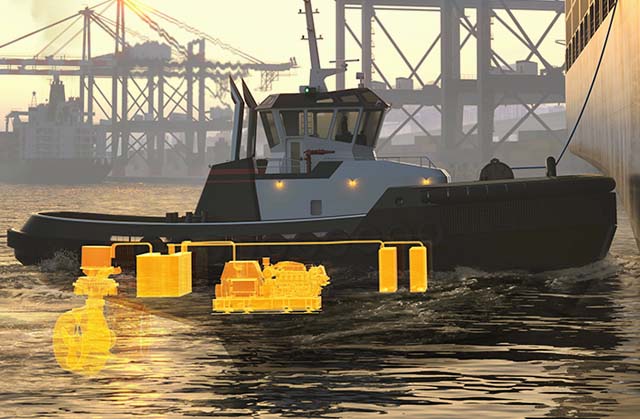 Glosten and ABB zero-emission tug