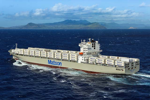 Matson container ship