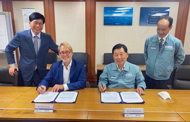 WinGD-HMD Engine methanol agreement