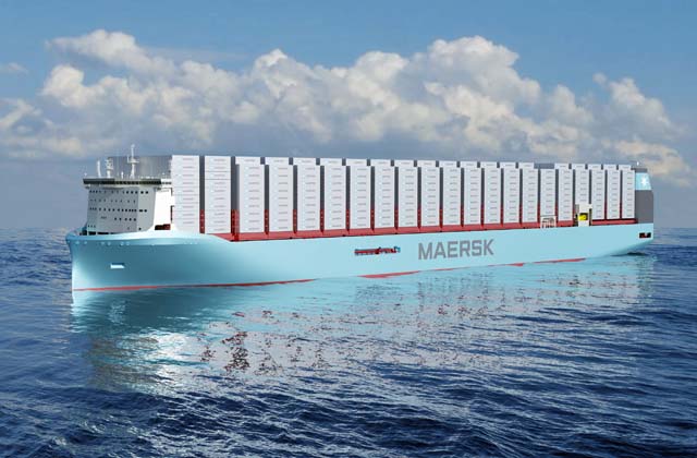 Maersk methanol fuelled ship