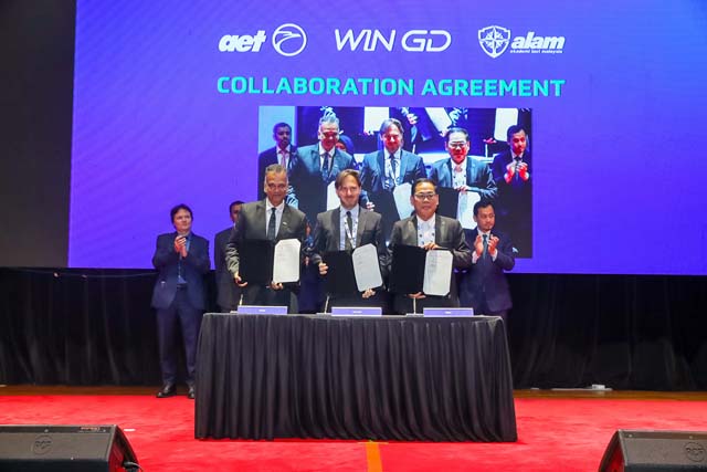 WinGD and AET ammonia training agreement (WinGD/Wake)