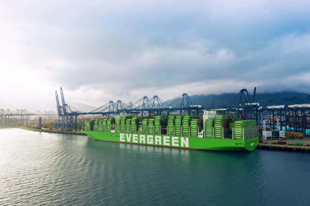 Evergreen containership (Evergreen Marine Asia)