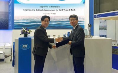 KOREA RESPONDS TO LCO2 CARRIER DEMAND WITH TANK DESIGN AiP