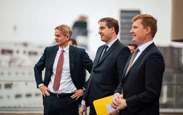 Torben Carlsen, Olivier Becht, Mathieu Girardin (DFDS)