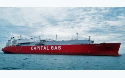 CAPITAL GAS SHIP TAKES DELIVERY OF GREEN LNGC