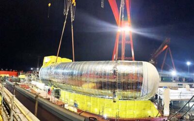 AMMONIA TANK INSTALLED ON FIRST HOEGH AURORA VESSEL