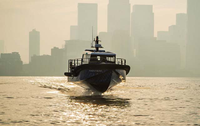 Foiling workboat (Artemis)