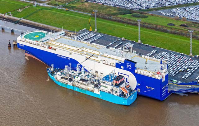 Emden LNG bunkering (Titan/KPI)