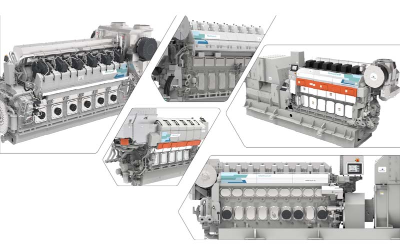 Methanol engines (Wartsila)