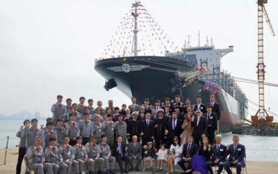 KOREA SHIPBUILDING NAMES THREE GREEN CONTAINERSHIPS