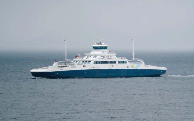 Torghatten ferry (Kongsberg / Saltwater Stone)