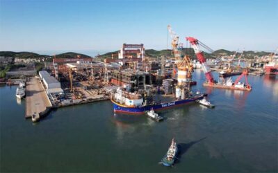 LARGEST METHANOL-READY WIND INSTALLATION VESSEL LAUNCHED IN CHINA