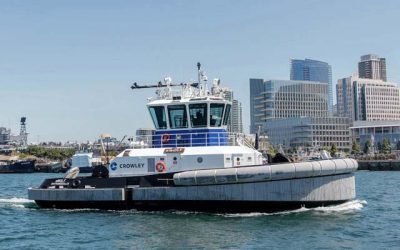 FIRST ALL-ELECTRIC US HARBOUR TUG NAMED BY CROWLEY