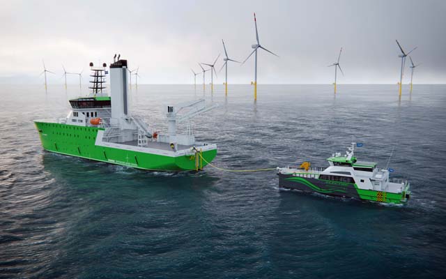 Offshore charging (Damen)