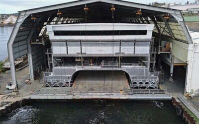 LARGEST YET ALL-ELECTRIC FERRY TAKES SHAPE