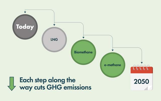 Methane pathway (Sea-LNG)