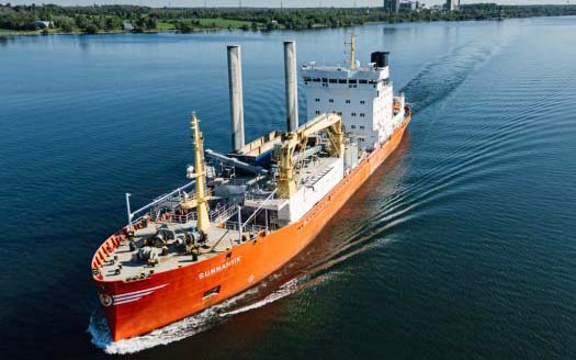 CSL INTRODUCES WIND POWER TO GREAT LAKES SHIPPING