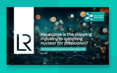 LR REPORTS SUGGESTS SHIPPING READY TO ADOPT NUCLEAR PROPULSION