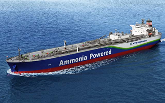 NH£ fuelled gas carrier (JLA)