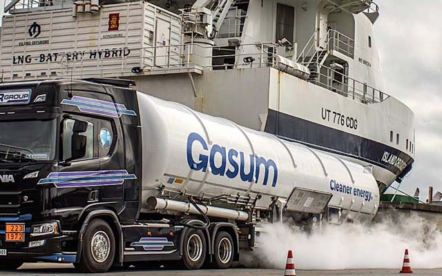 Gasum bunkering bio-LNG (Gasum)