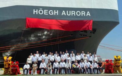 HOEGH AUTOLINERS’ FIRST MULTI-FUEL AURORA PCTC DELIVERED