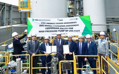 LIBERIAN REGISTRY VERIFIES KSOE’S LNG FUEL SUPPLY HP PUMP