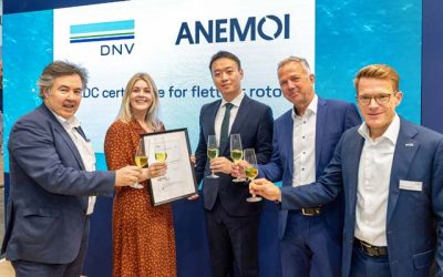 ANEMOI’S 35m ROTOR SAIL GAINS DNV CERTIFICATION