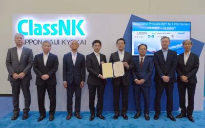 ClassNK ISSUES AiP FOR JAPANESSE LARGE LCO2 CARRIER CONCEPTS