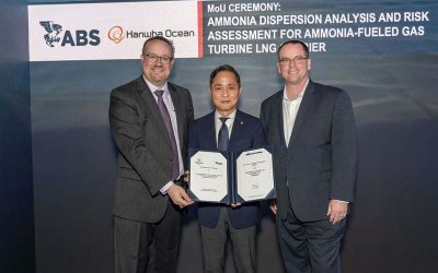 ABS EXAMINES HANWHA’S AMMONIA-FUELLED GAS TURBINE LNG TANKER CONCEPT