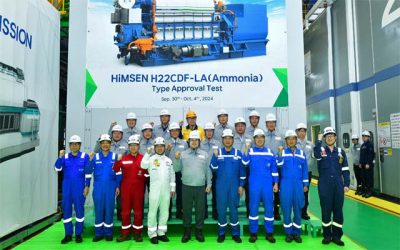 CLASS APPROVAL FOR HD HHI’S HIGH PRESSURE AMMONIA ENGINE