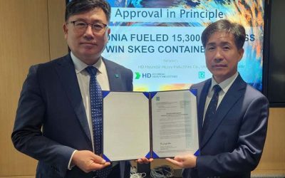 AiP FOR HHI’S TWIN SKEG AMMONIA-FUEL CONTAINER SHIP