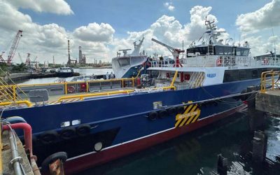 STRATEGIC MARINE DELIVERS HYBRID CTV FOR BRUNEI