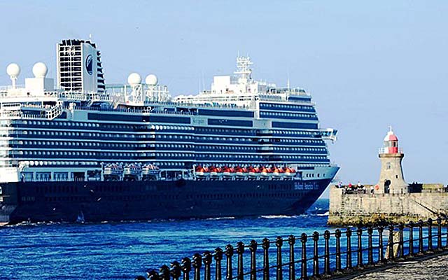 Cruise ship at Tyne Port (Port of Tyne website)