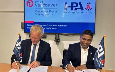 CANADIAN AND GERMAN PORTS COLLABORATE ON SUSTAINABILITY