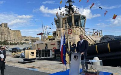 DAMEN DELIVERS LOW-EMISSION TUG FOR MALTESE PORT