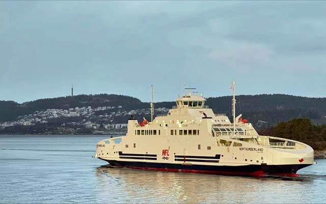 NORWEGIAN LNG-FUELLED FERRY CONVERTED TO DIESEL FOR CANADA OPERATION