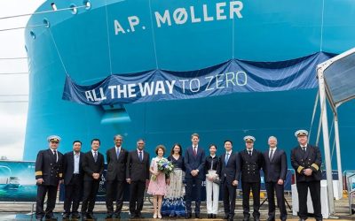 MAERSK NAMES METHANOL BOXSHIP AFTER COMPANY FOUNDER