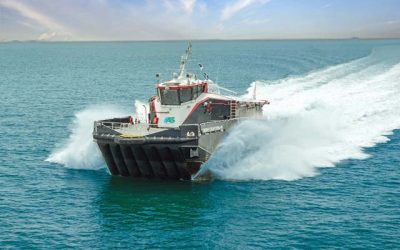 STRATEGIC MARINE’S SURFACE EFFECT OFFSHORE VESSEL CUTS EMISSIONS