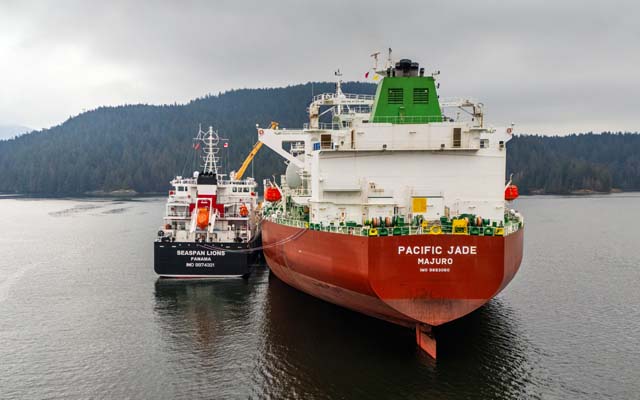 FIRST STS LNG BUNKERING IN CANADA